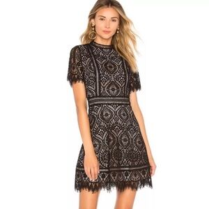 BB Dakota Black Lace Dress